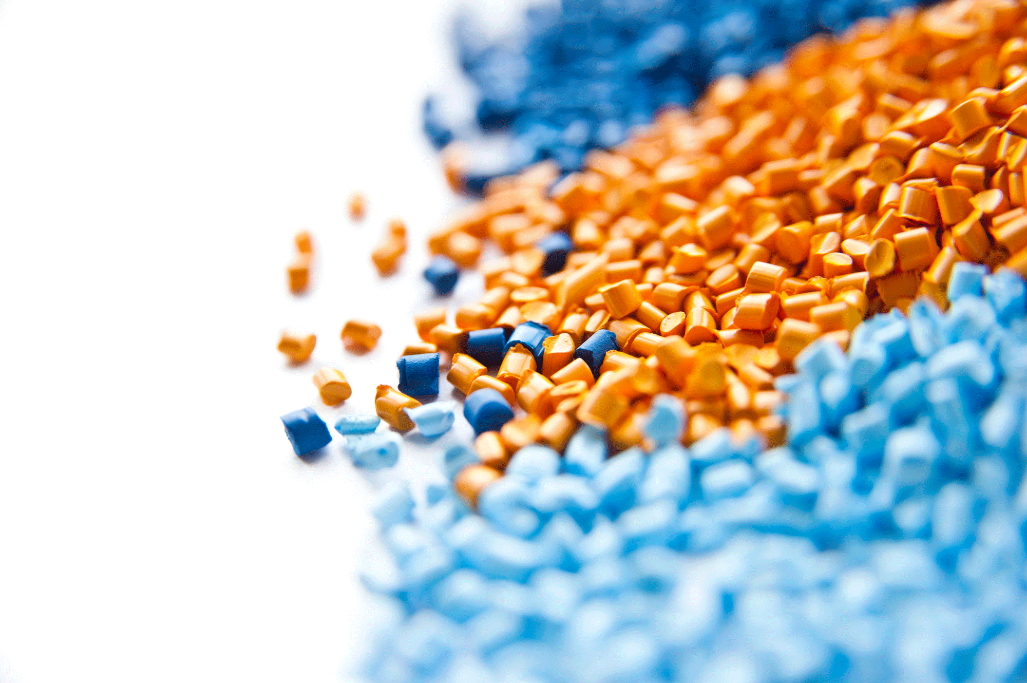 colored plastic polymers