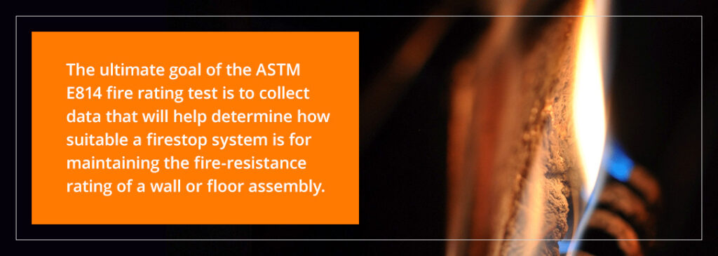 Goal of the firestop systems